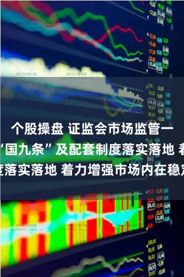 个股操盘 证监会市场监管一司：抓好新“国九条”及配套制度落实落地 着力增强市场内在稳定性