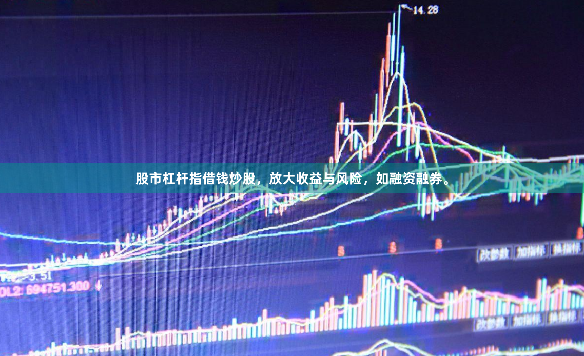 股市杠杆指借钱炒股，放大收益与风险，如融资融券。